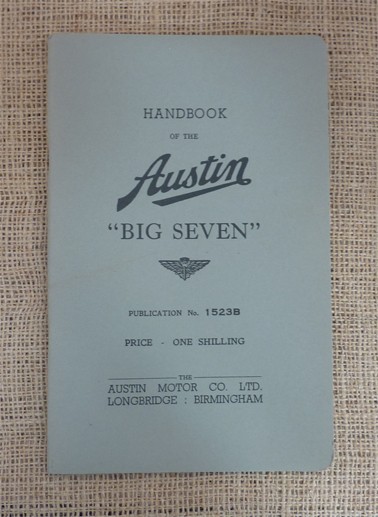 Reprint of The Austin Big Seven Original Handbook