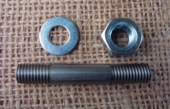 Water Branch Top: Stud, Nut and Washer - Low Compression