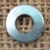 Flat Steel Washers, 1/4 inch 7 off for manifold SET of 7