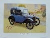 Limited Edition Colour Print of 1922 Chummy - Unsigned Print