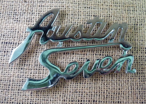 Cowled Radiator Badge - 'Austin Seven' Script