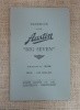 Reprint of The Austin Big Seven Original Handbook